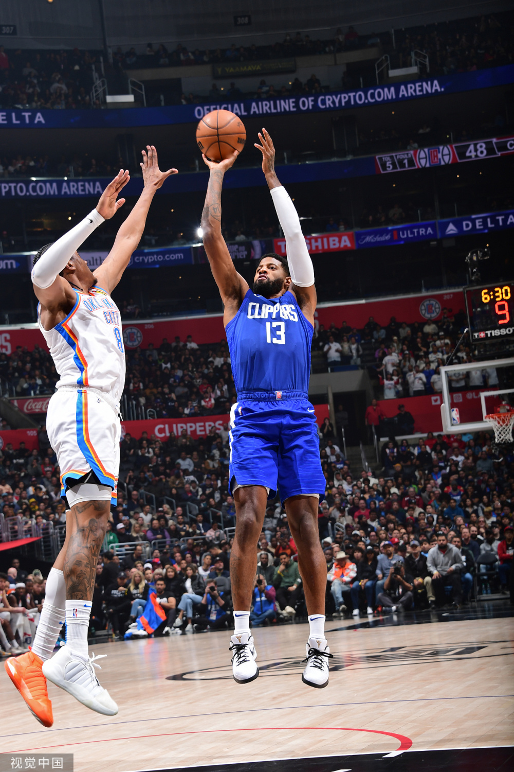 包含快船主场告捷，乔治高效得分不断的词条