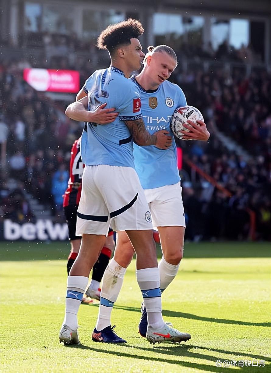 曼城3-0完胜伯恩茅斯，压哨进球立功的简单介绍